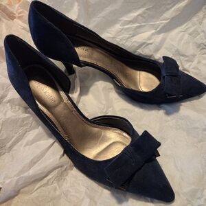 Chic Navy Blue Women's Heels